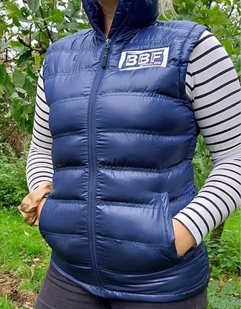 Back British Farming Padded Gilet Navy