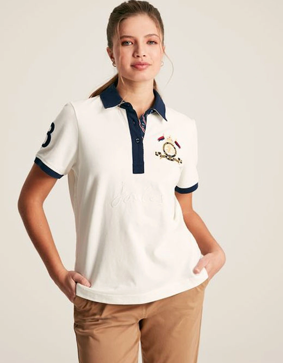 Women's Beaufort Polo Shirt Cream