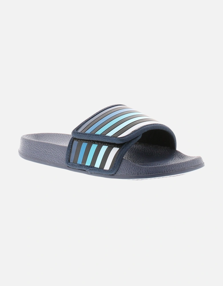 Older Childrens Sliders Pool Sandals Grade navy UK Size