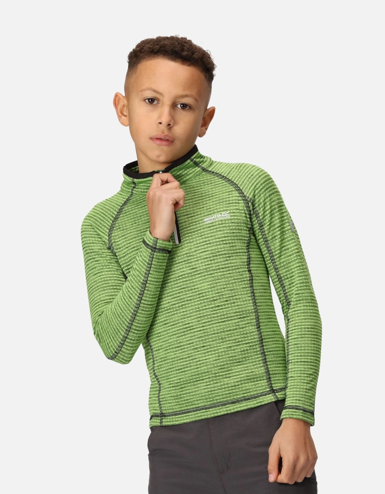 Childrens/Kids Berley Half Zip Long Sleeved Top