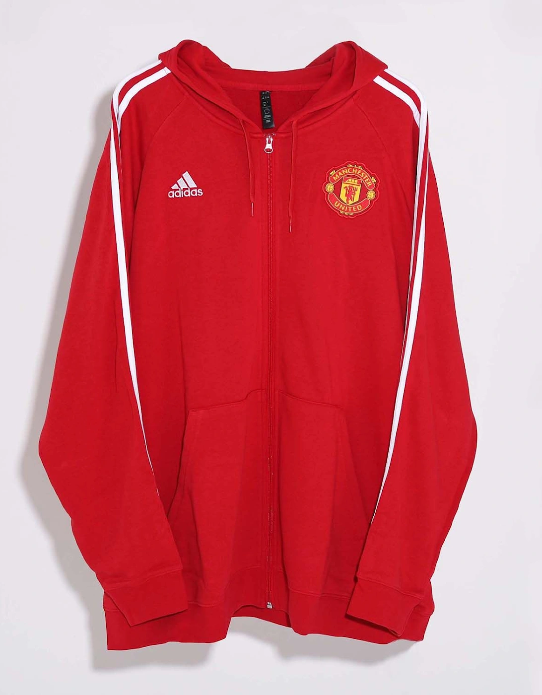 Mens Manchester United DNA Graphic Full Zip Hoodie, 3 of 2