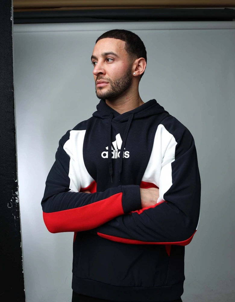 Mens Essentials Colourblock Hoodie