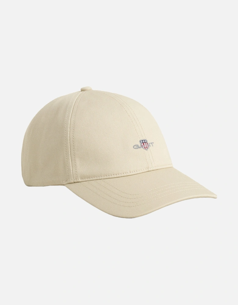 Cotton Twill Baseball Cap, Putty