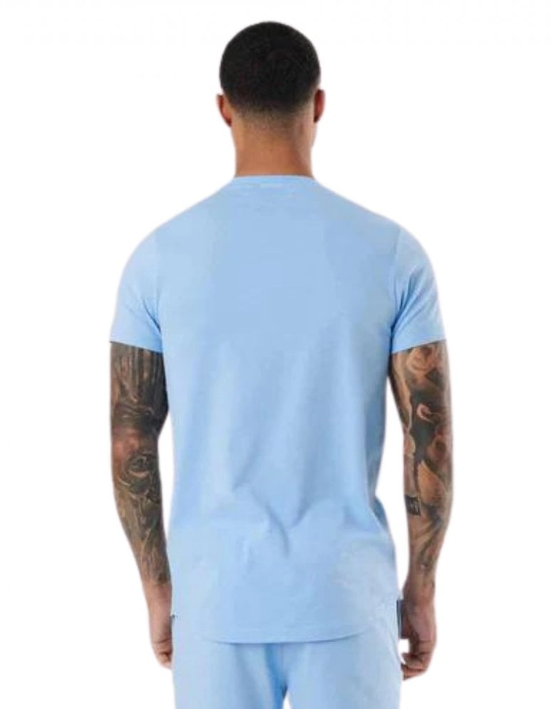 LUKE1977 Super Longline T-Shirt - Sky Blue
