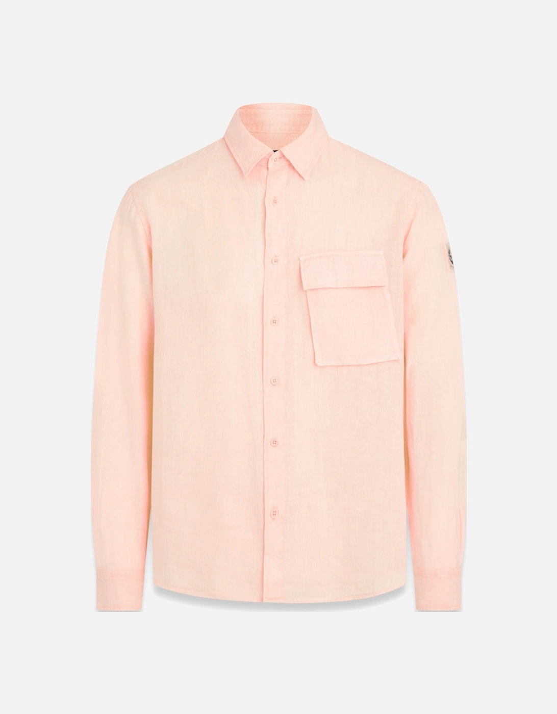 Scale Linen Shirt Peach, 2 of 1