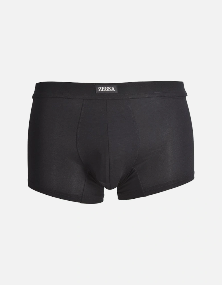 Micromodal Stretch Boxer Trunk, Black