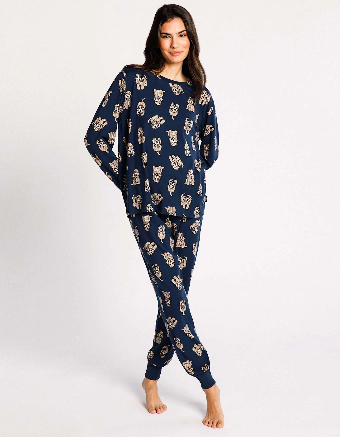 Cockapoo Print Long Pyjamas