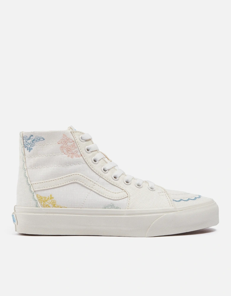 Women's Blossom Sk8-Hi Tapered Linen Trainers - - Home - Brands - - Women's Blossom Sk8-Hi Tapered Linen Trainers