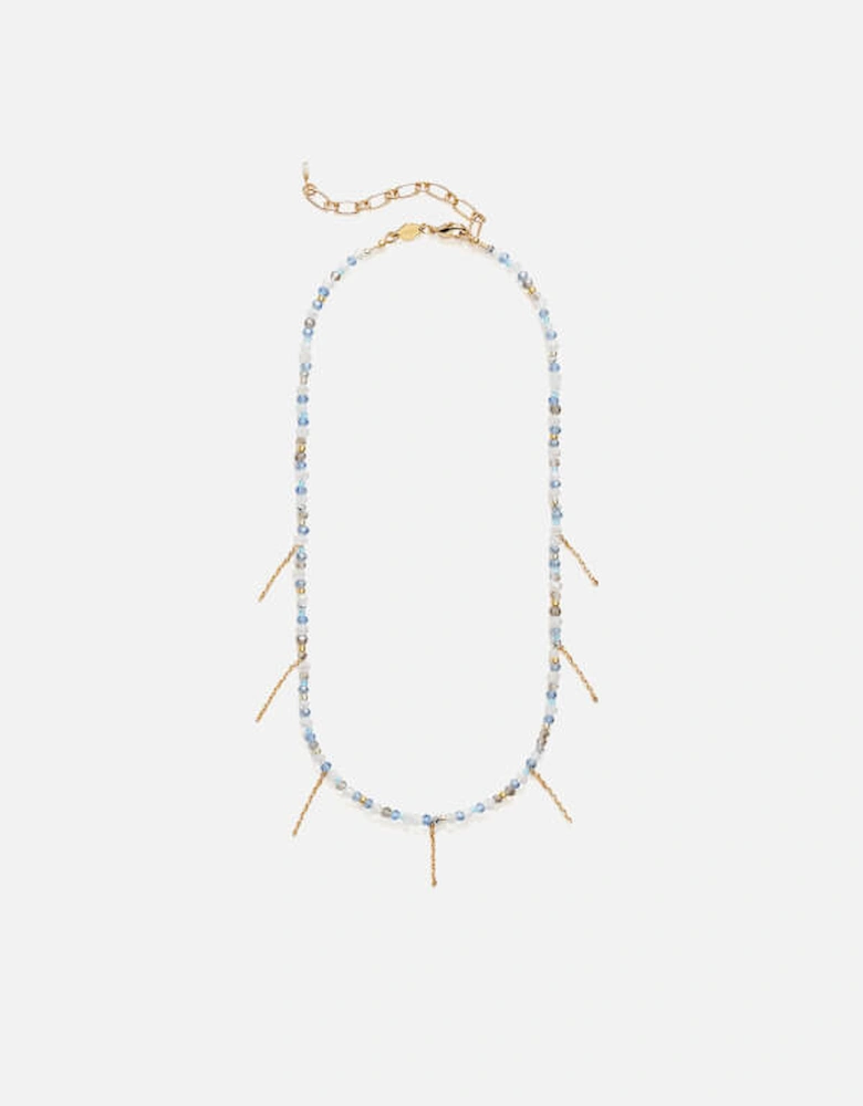 Silver Lining 18-Karat Gold-Plated Beaded Necklace