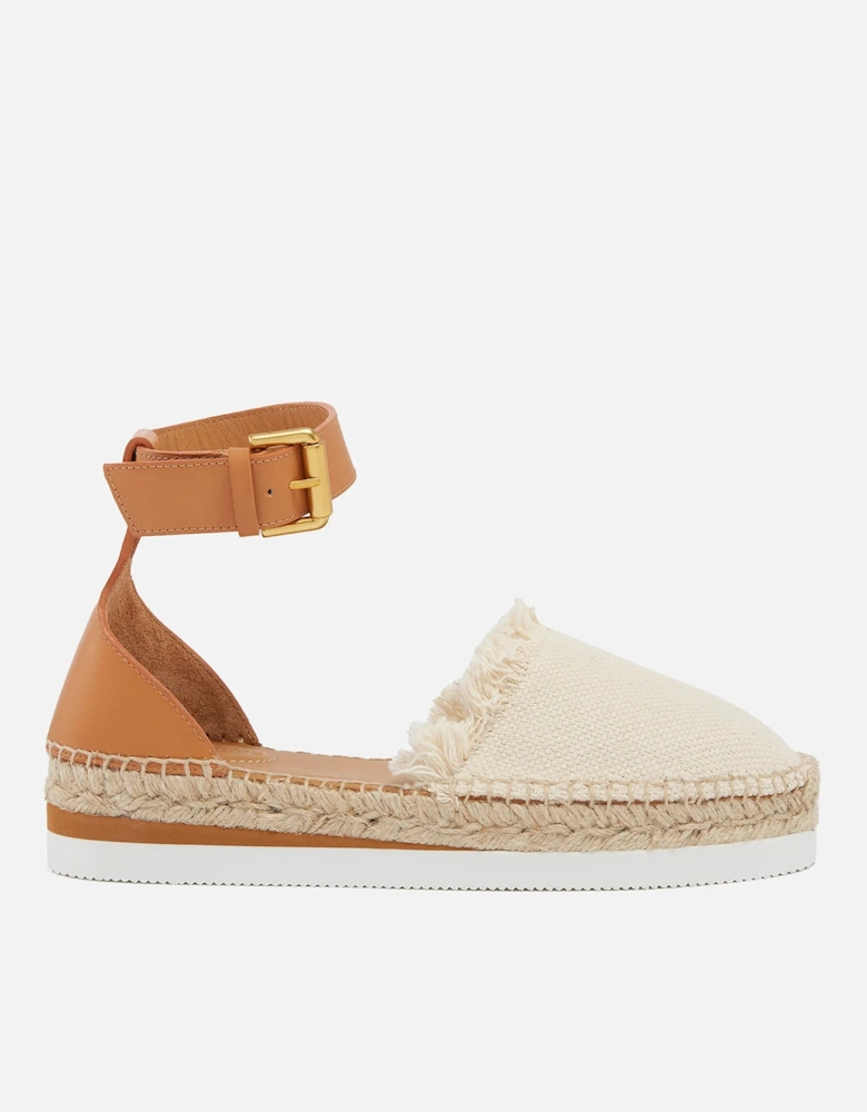 See by Chloé Women's Glyn Leather and Canvas Sandals - See By Chloé - Home - Women's Shoes - Women's Sandals - See by Chloé Women's Glyn Leather and Canvas Sandals