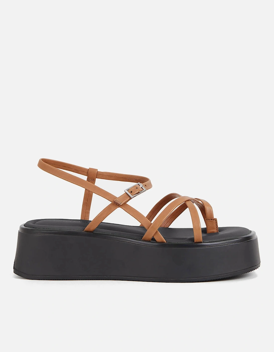 Women's Courtney Strappy Leather Flatform Sandals - - Home - Women's Shoes - Women's Sandals - Women's Courtney Strappy Leather Flatform Sandals, 2 of 1