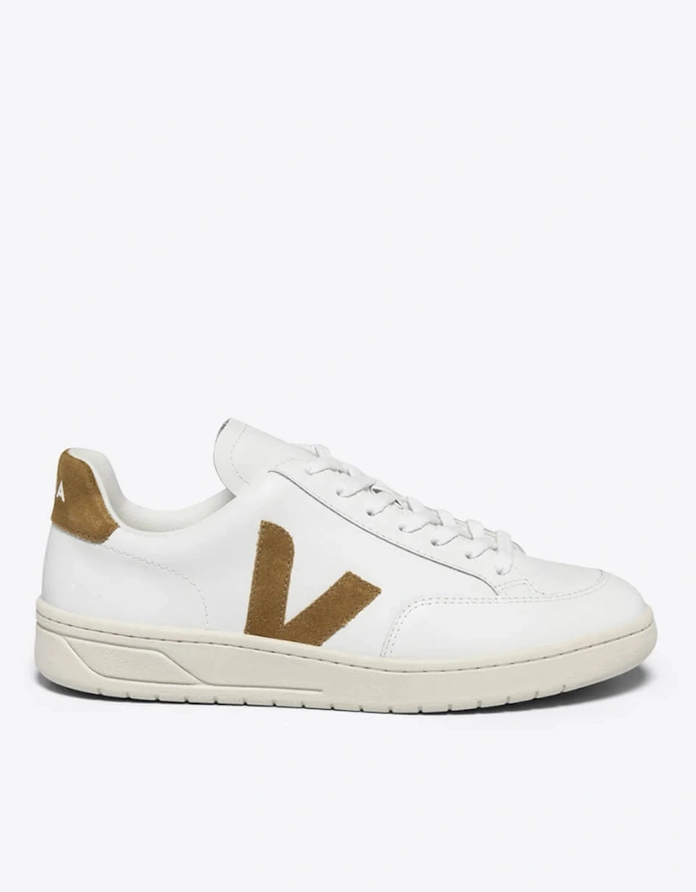 Women's V-12 Logo-Appliquéd Leather and Suede Trainers - - Home - Women's Shoes - Women's Low Top Trainers - Women's V-12 Logo-Appliquéd Leather and Suede Trainers