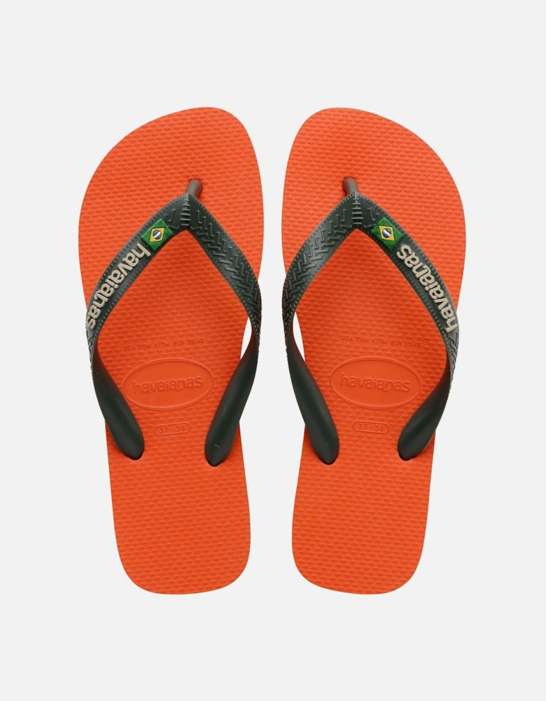 Brasil Logo Flip Flops