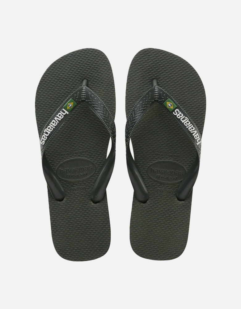 Brasil Logo Flip Flops