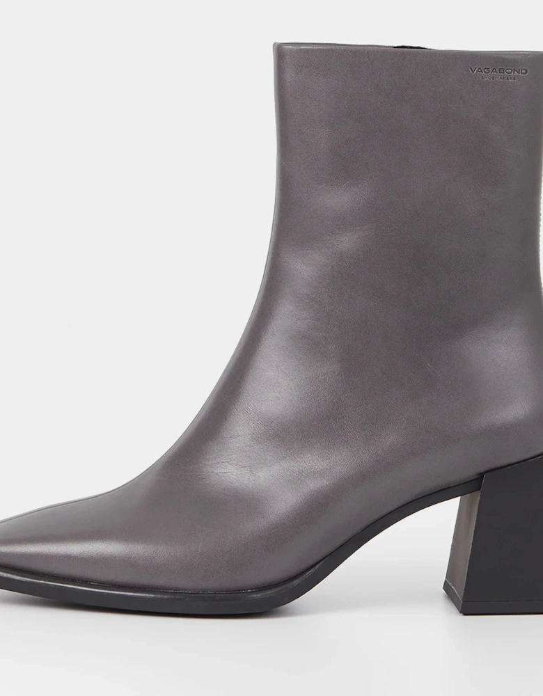 Women's Hedda Leather Heeled Boots - - Home - Women's Shoes - Women's Boots - Women's Heeled Boots - Women's Hedda Leather Heeled Boots