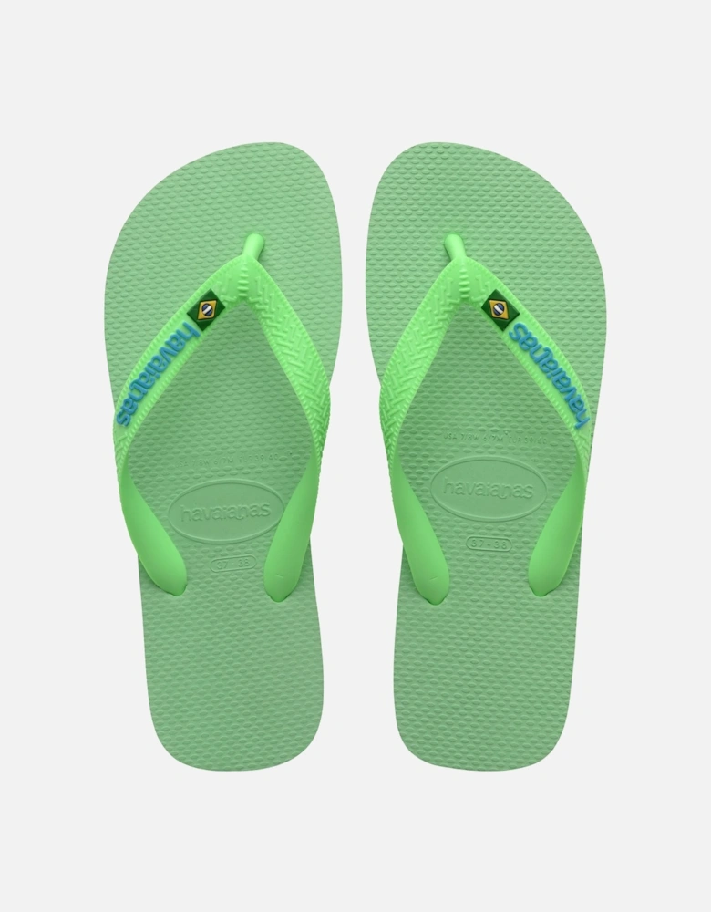 Brasil Logo Flip Flops