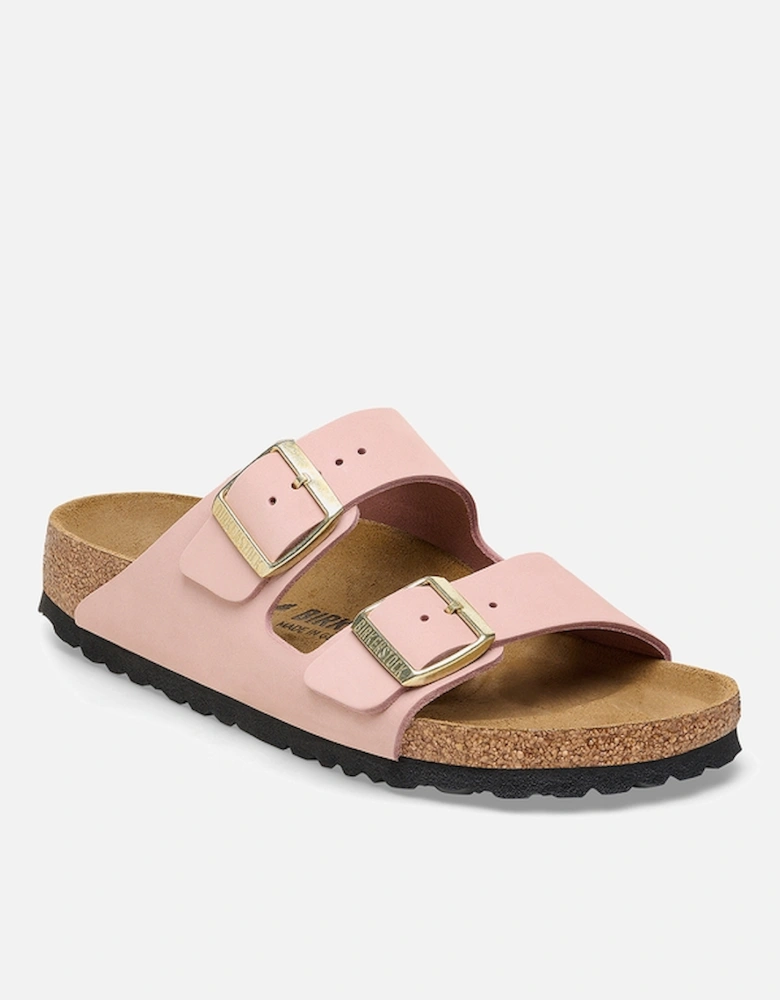 Birkenstock Women's Arizona Slim-Fit Nubuck Double-Strap Sandals