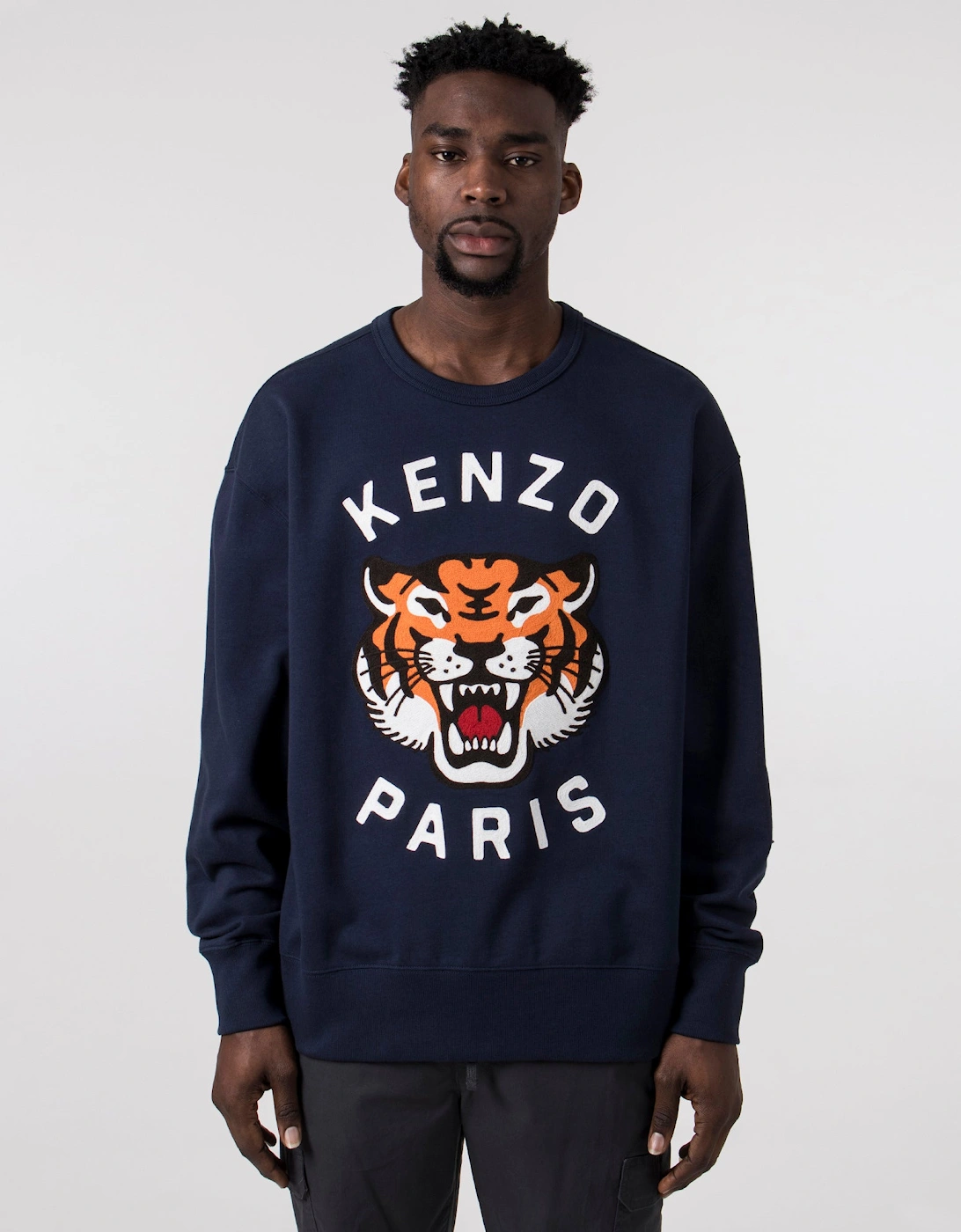 Lucky Tiger Embroidered Sweatshirt, 3 of 2