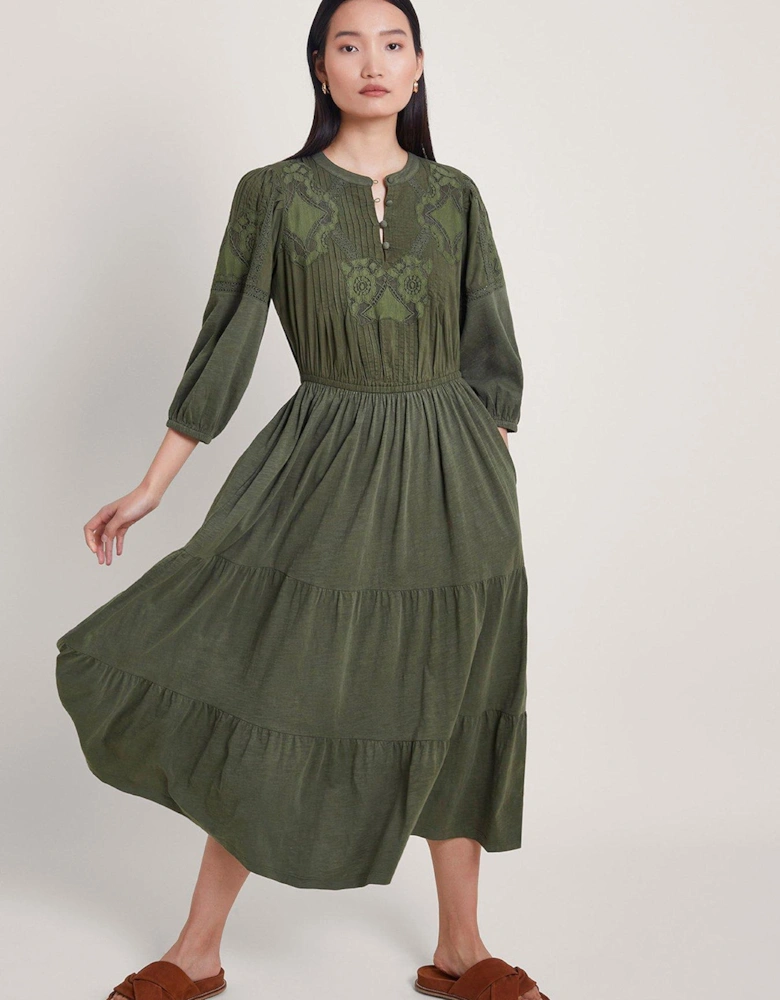 Larissa Lace Trim Dress