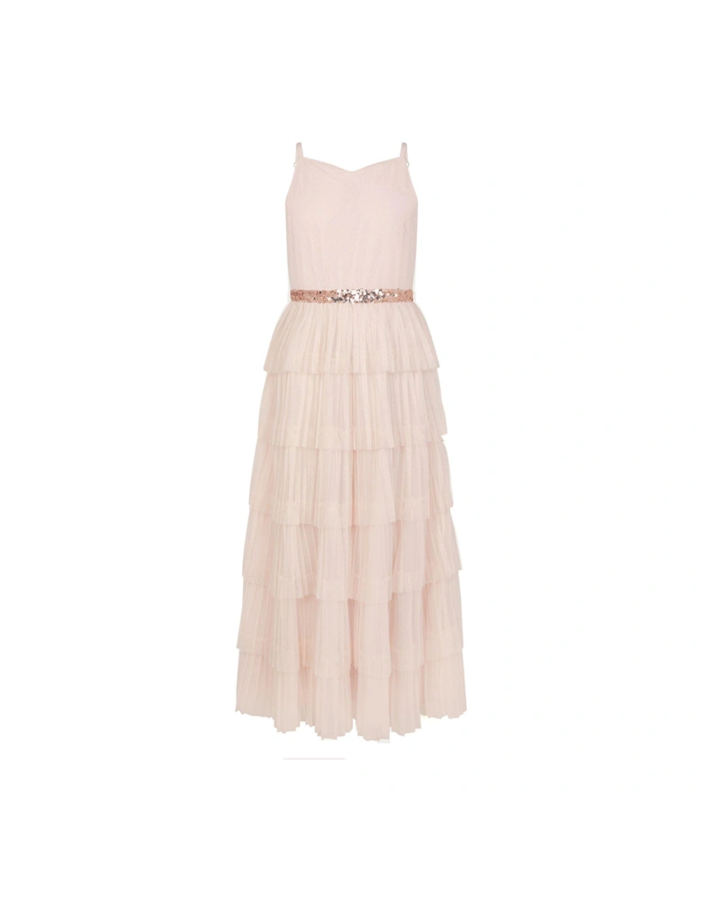 Girls Fiorella Prom Dress - Pale Pink