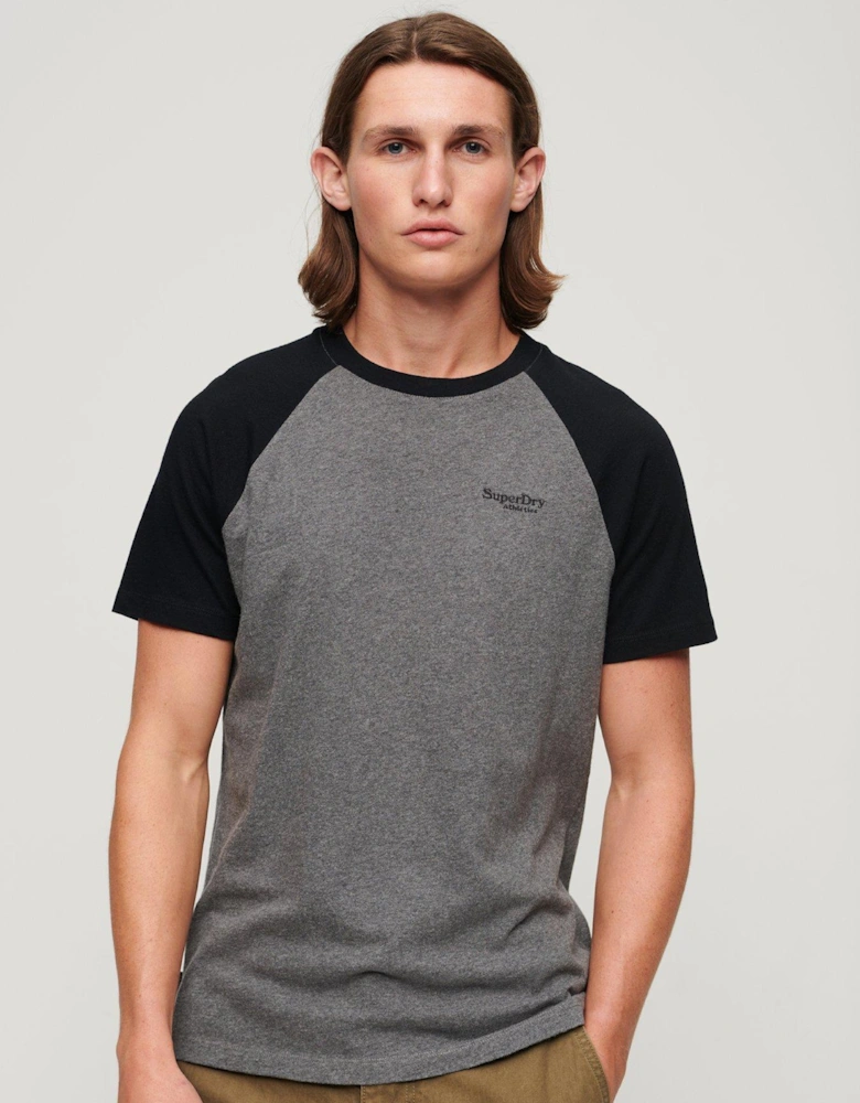 Essential Logo Baseball T-shirt - Dark Grey