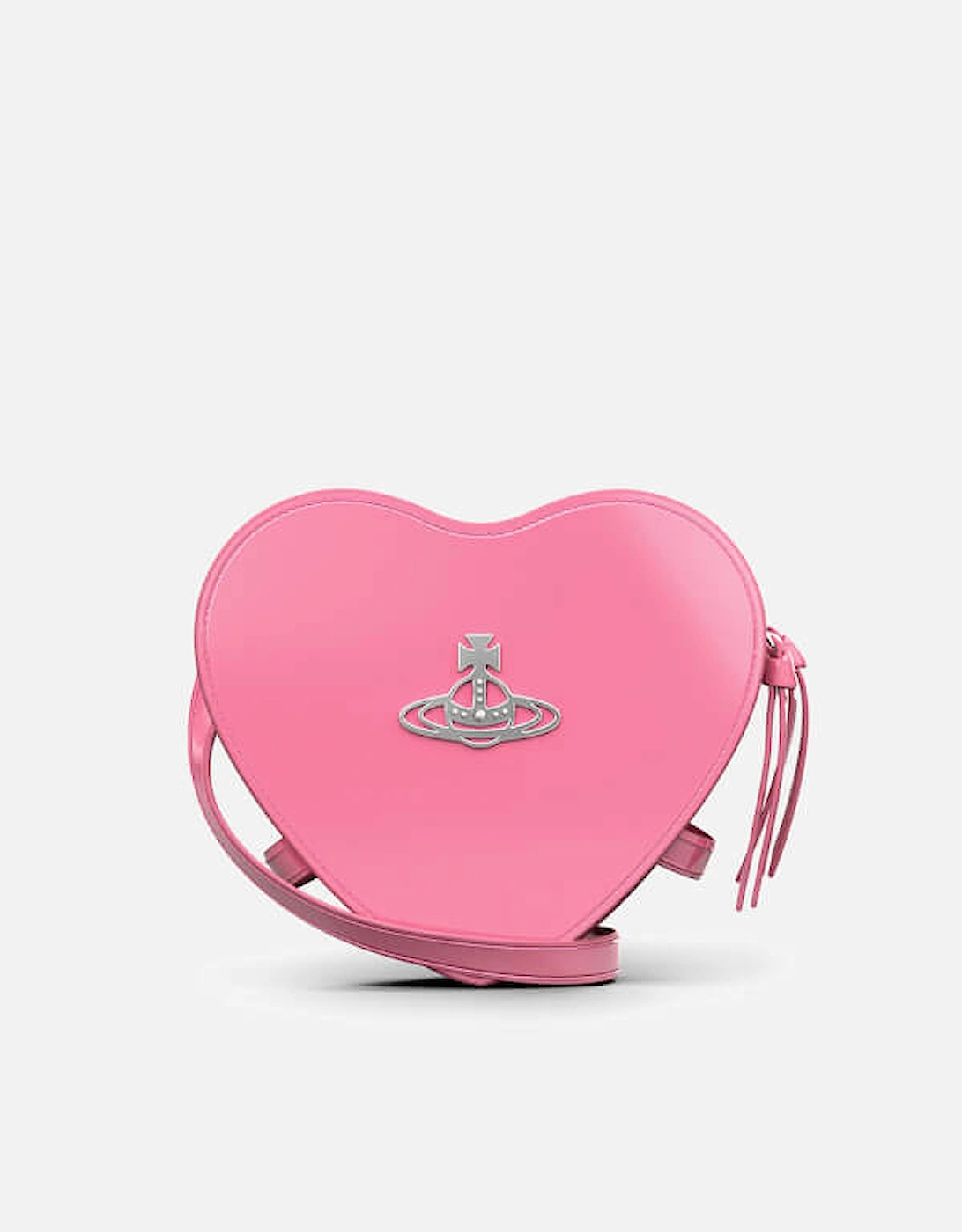 Louise Heart Patent Leather Crossbody Bag, 2 of 1