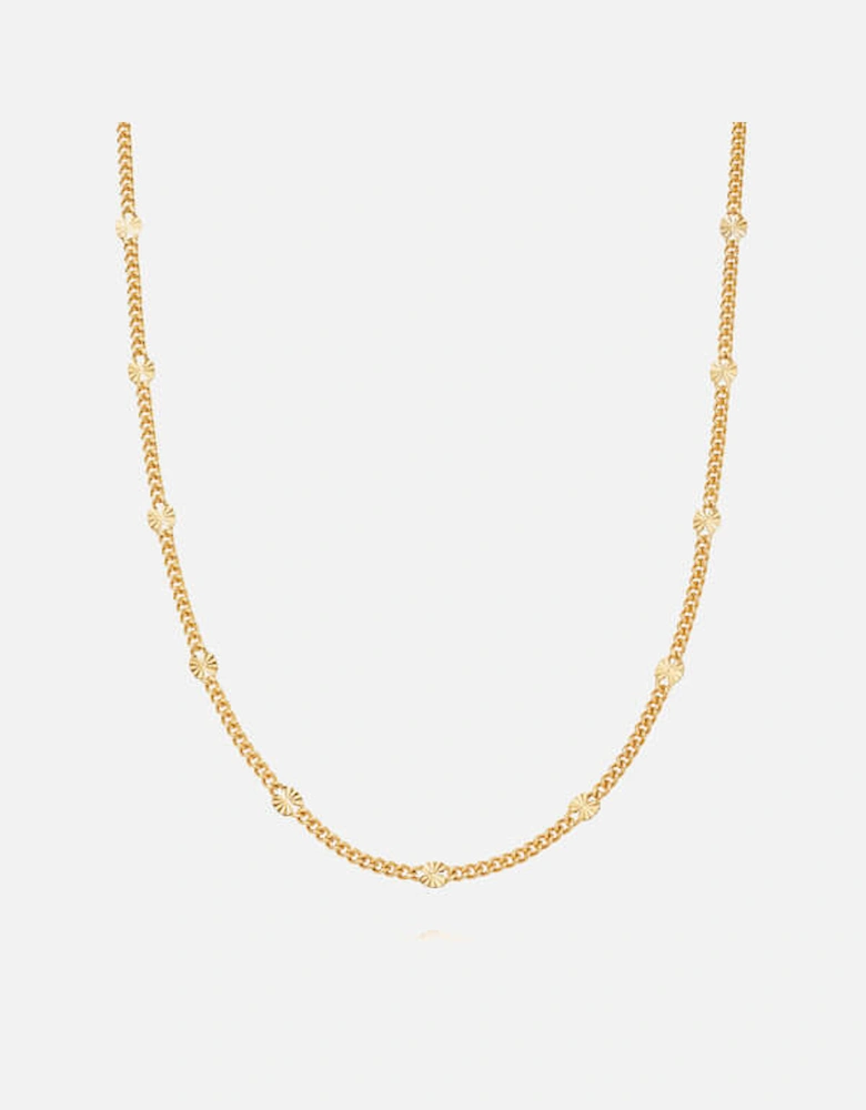 Estée Lalonde Sunburst 18-Karat Gold-Plated Necklace