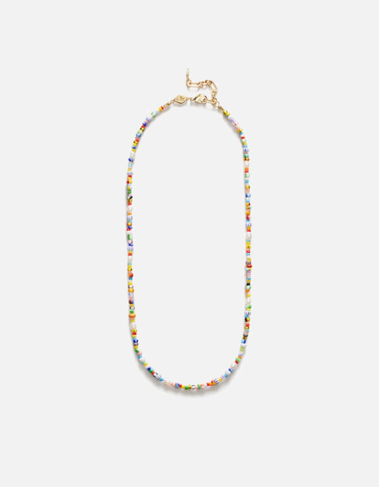 Petit Alaia Bead and Pearl Necklace