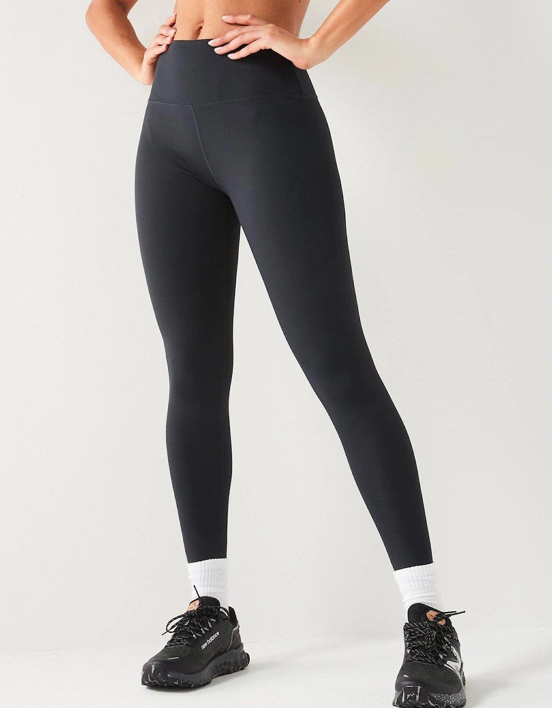 Womens Training Aurora Core Full Length Leggings - Black, 2 of 1