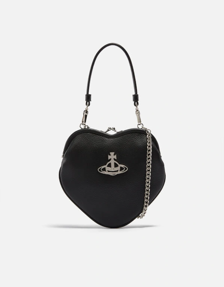 Belle Frame Heart Faux Leather Bag