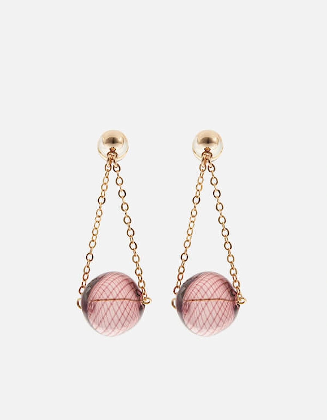 Belle Gold-Tone Bead Earrings, 2 of 1