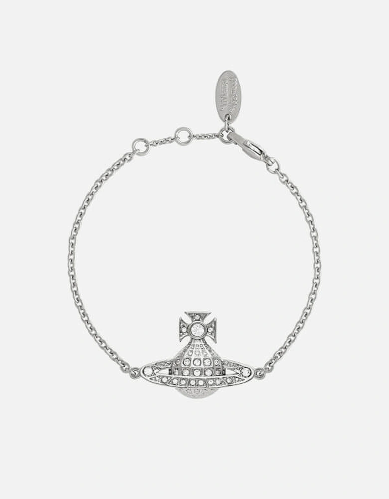 Minnie Bas Relief Platinum-Plated Bracelet