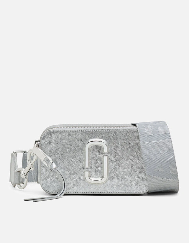 The DTM Metallic Snapshot Saffiano Leather Bag