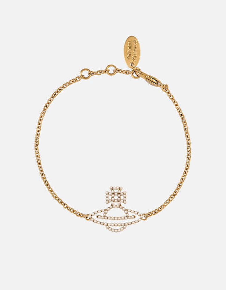 Isla Faux-Pearl Gold-Tone Bracelet