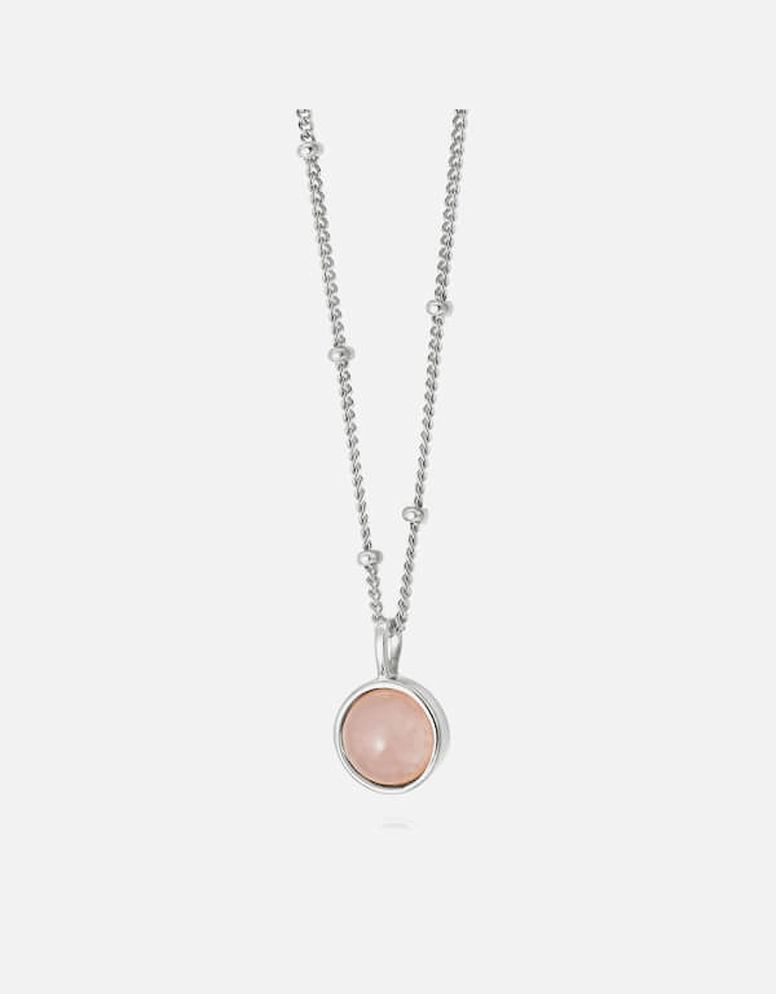 Rose Quartz Sterling Silver Necklace, 2 of 1