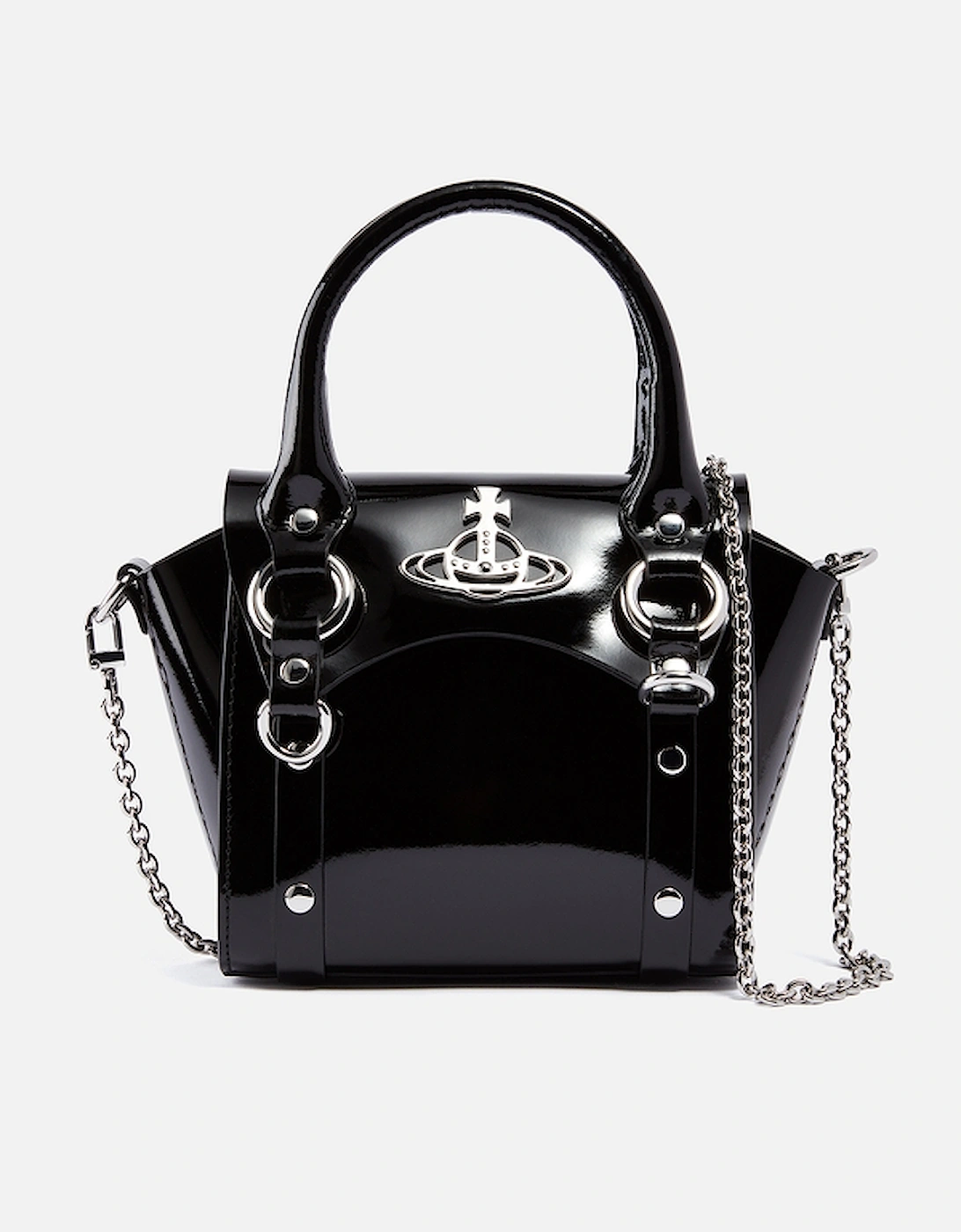 Betty Mini Patent-Leather Bag, 2 of 1