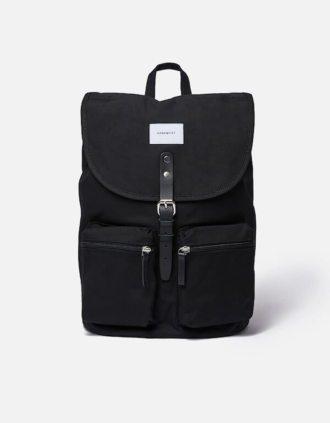 Roald Backpack - Black/Leather Trim, 2 of 1
