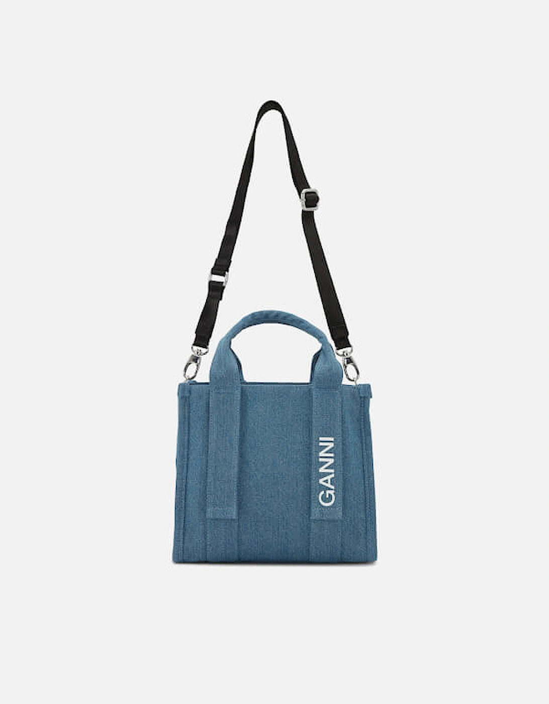 Tech Recycled Denim Small Tote Bag, 2 of 1
