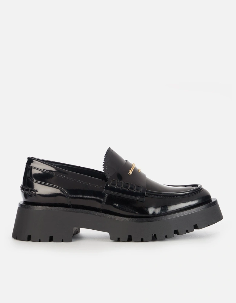 Women's Carter Leather Loafers - Black - - Home - Women's Carter Leather Loafers - Black