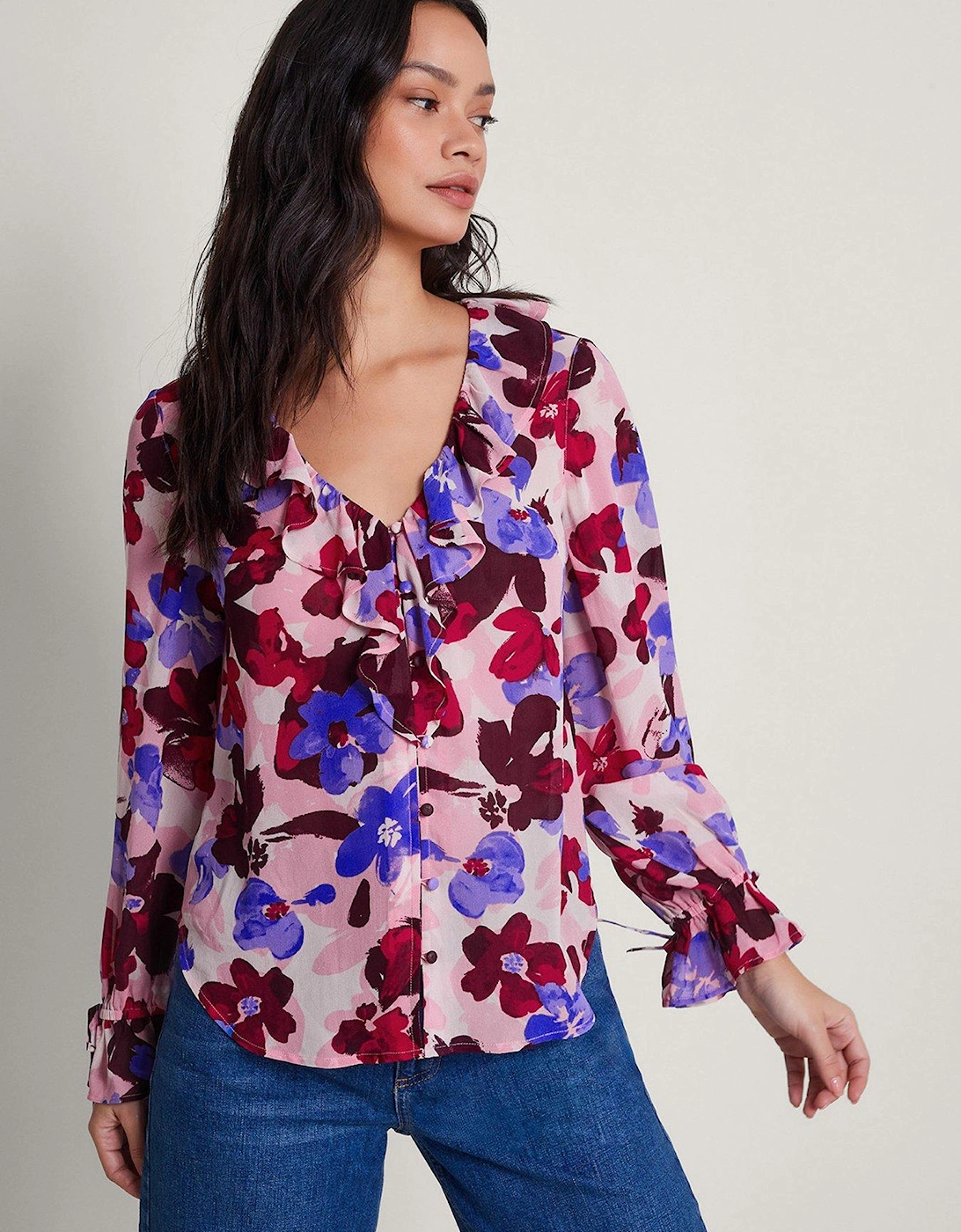 Vittoria Floral Blouse, 2 of 1