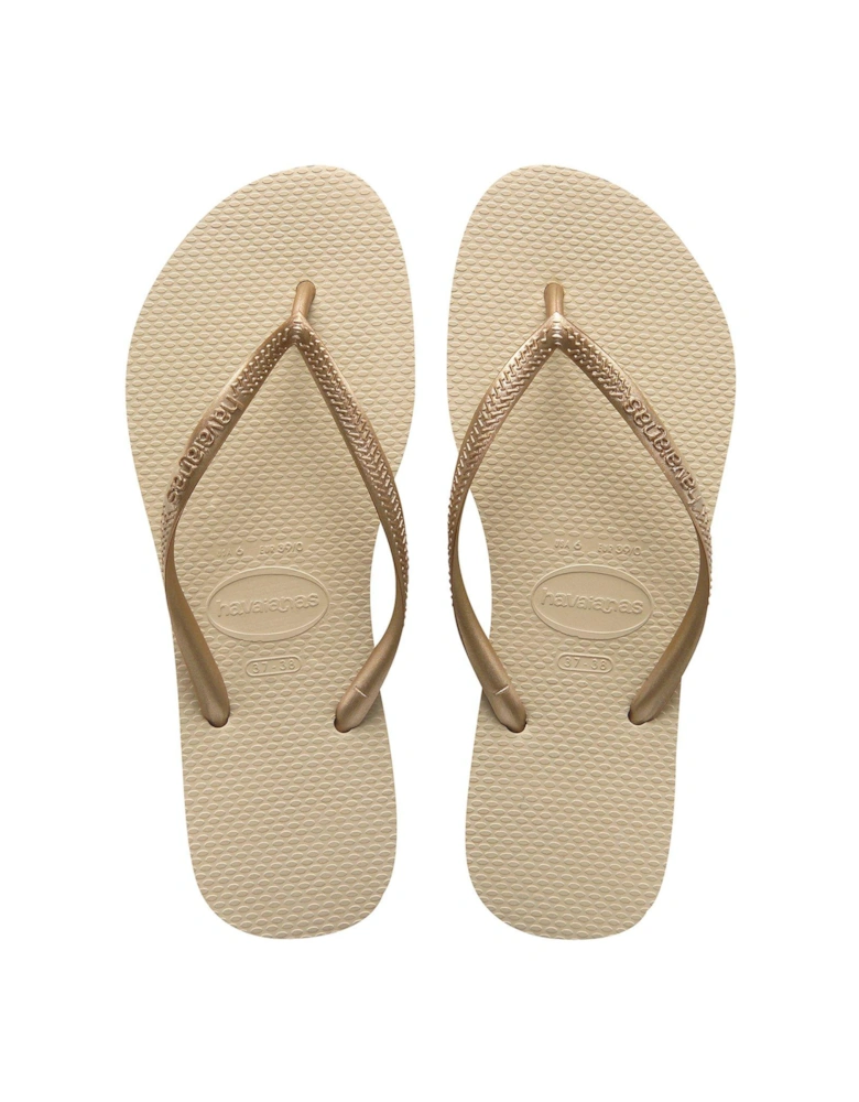 Slim Flip Flops - Sand