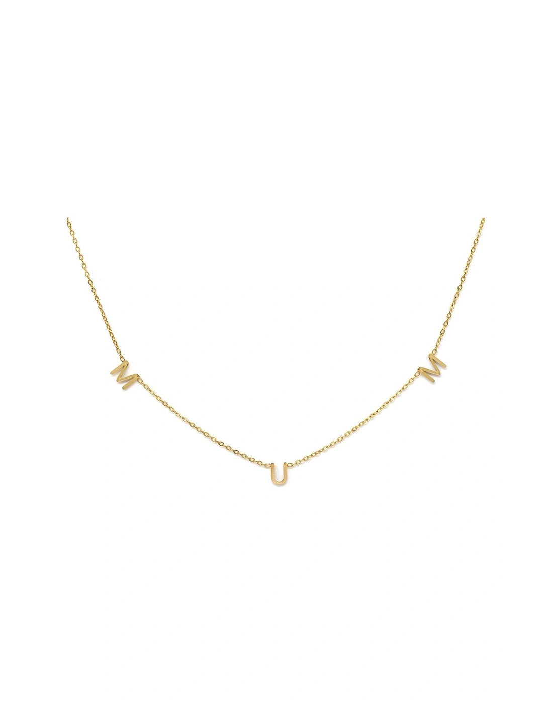 Mum Necklace - Yellow Gold, 2 of 1