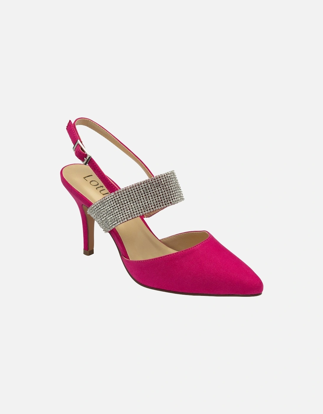 Violette Womens Slingback Court Shoes, 5 of 4