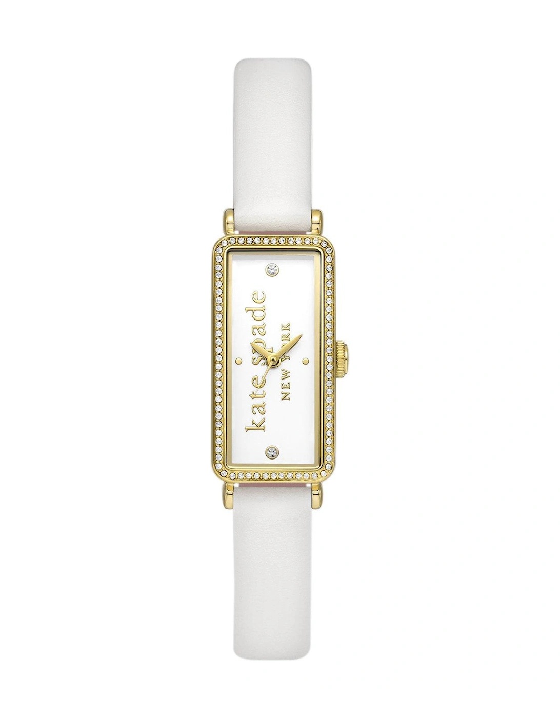 New York Rosedale white leather watch, 3 of 2