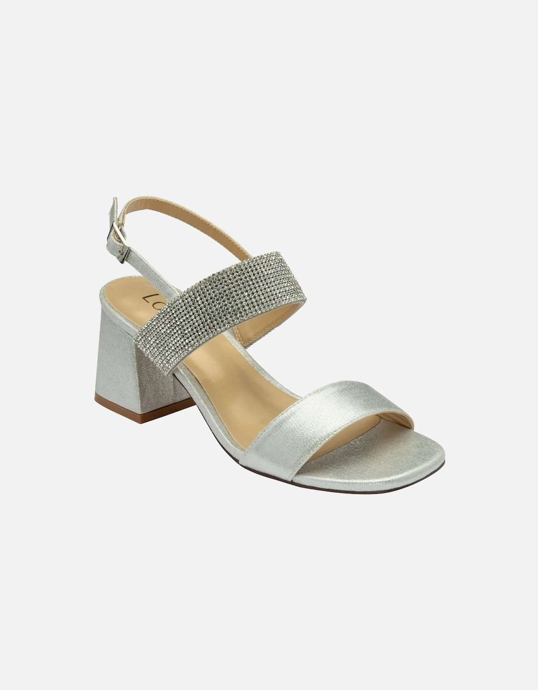 Elisena Womens Heeled Sandals, 5 of 4