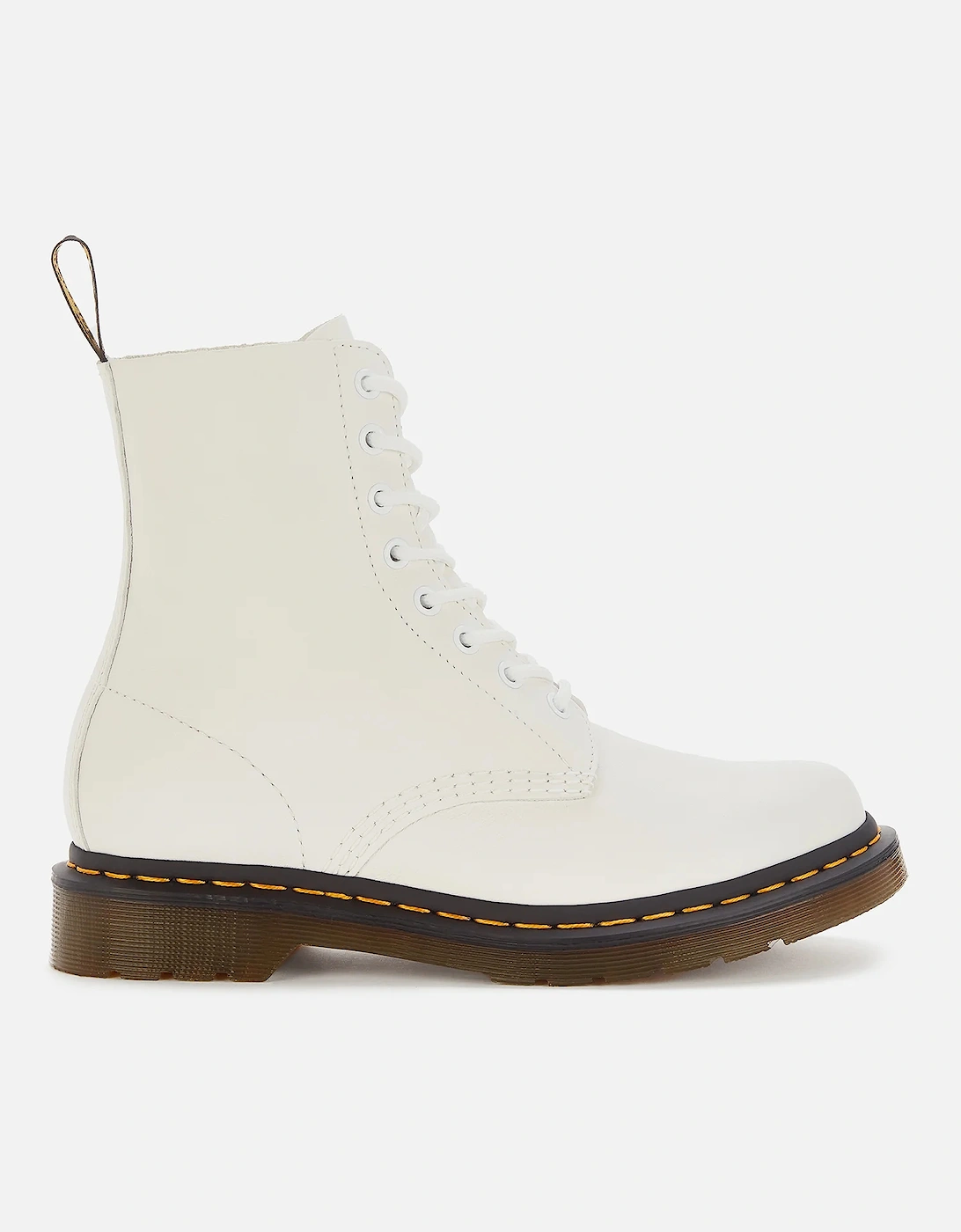 Dr. Martens Women's 1460 Pascal Virginia Leather 8-Eye Boots - Optical White - Dr. Martens - Home - Designer Brands A-Z - Dr. Martens - Dr. Martens Women's 1460 Pascal Virginia Leather 8-Eye Boots - Optical White