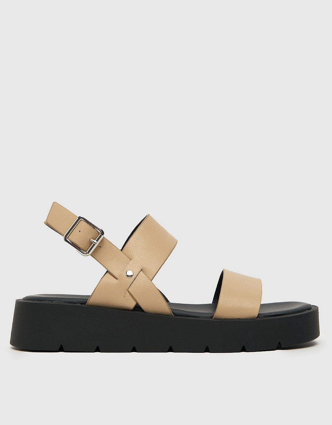 Tayla Chunky Buckle Sandal - Natural, 5 of 4