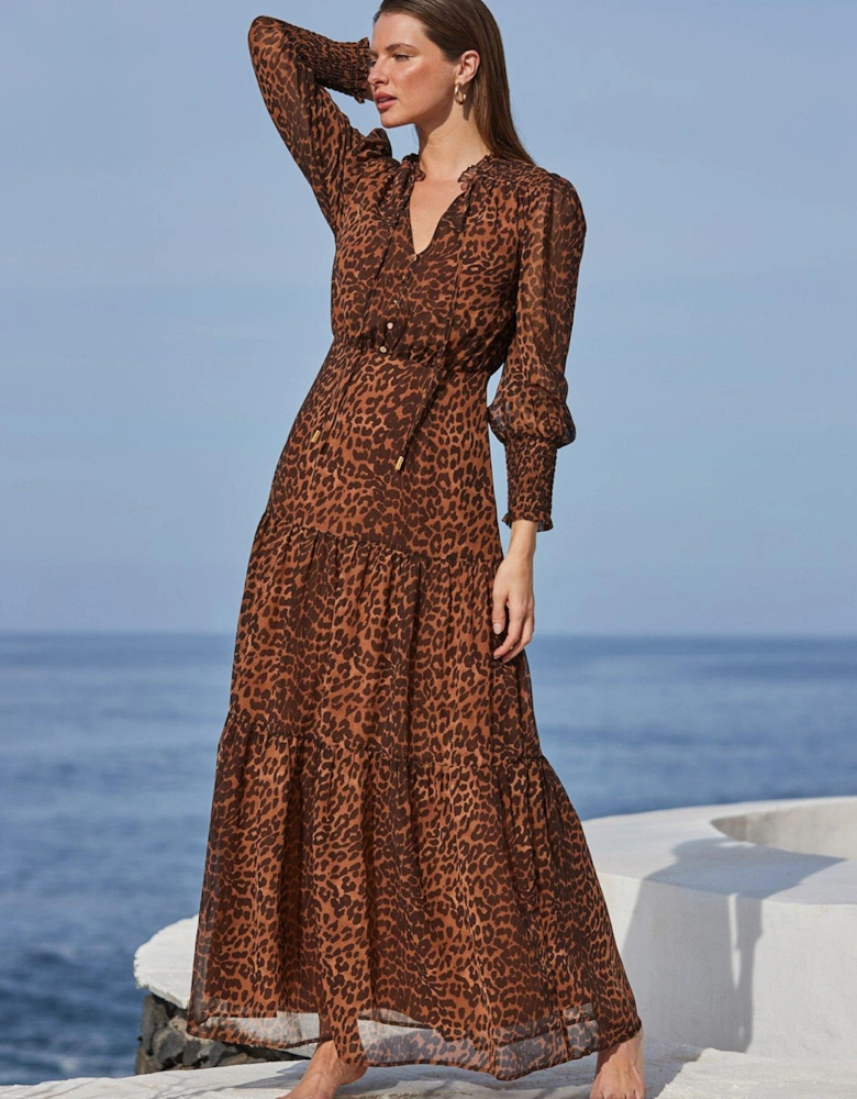 Leopard Maxi Dress