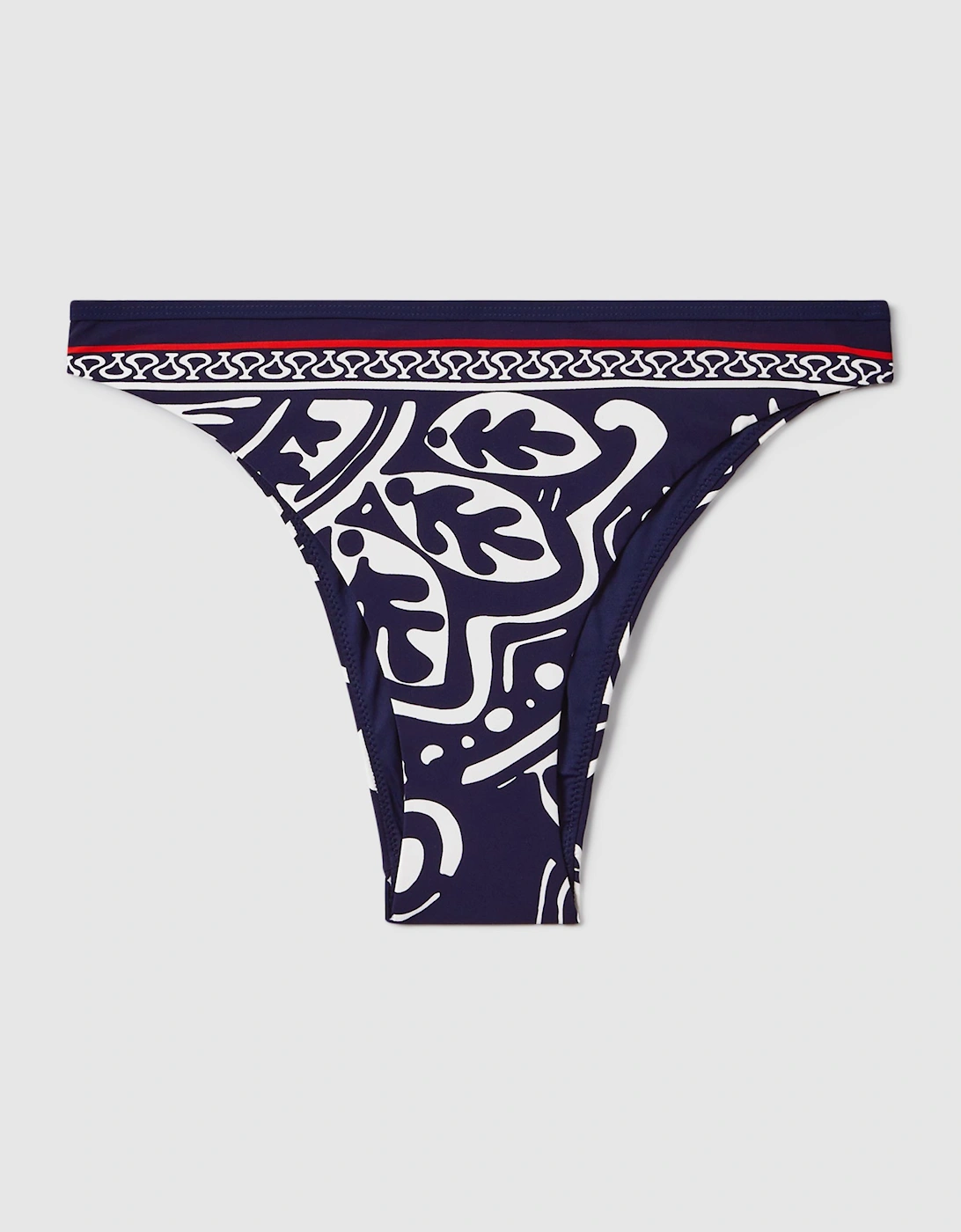 Printed High-Cut Bikini Bottoms, 2 of 1