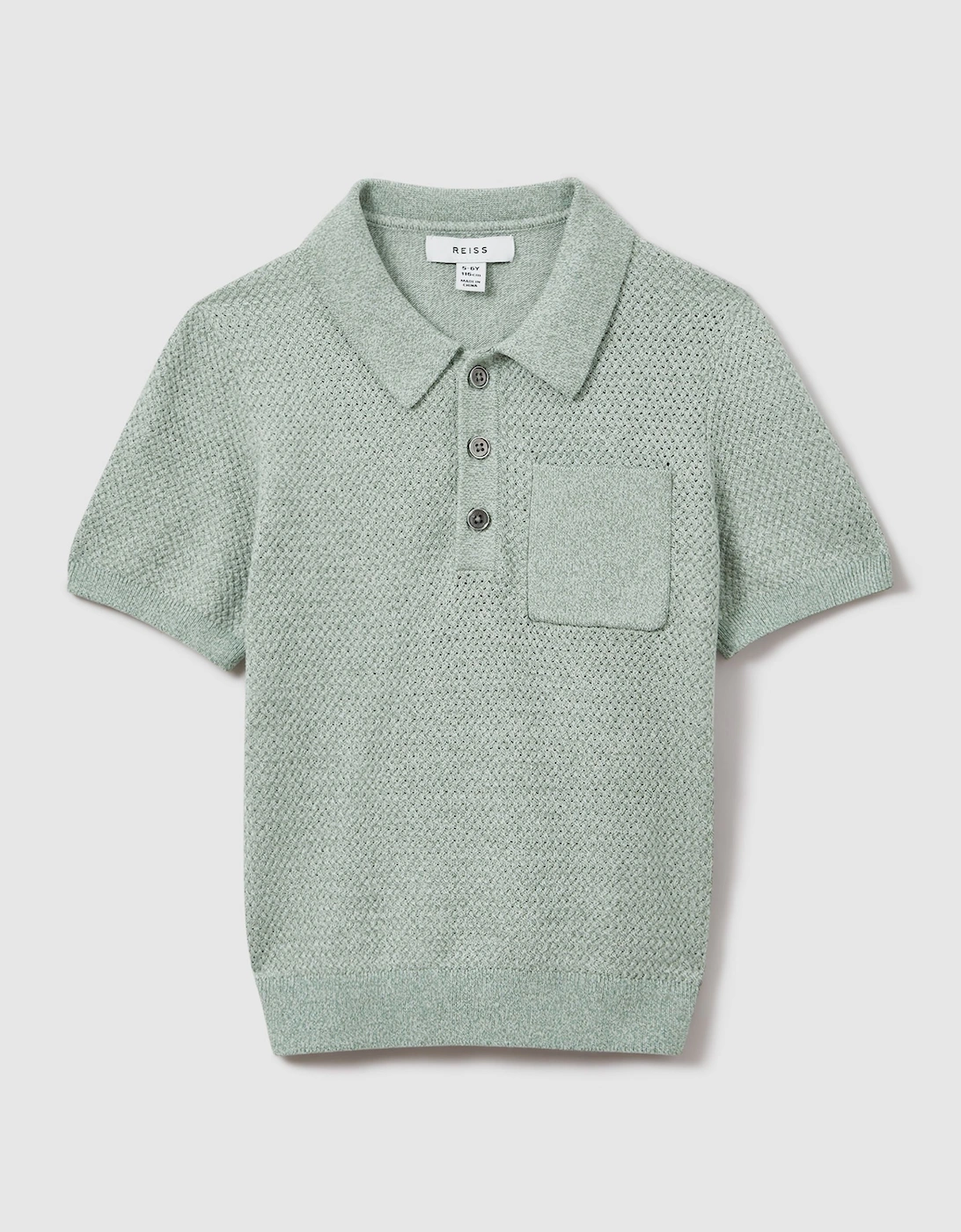 Textured Cotton Polo Shirt, 2 of 1